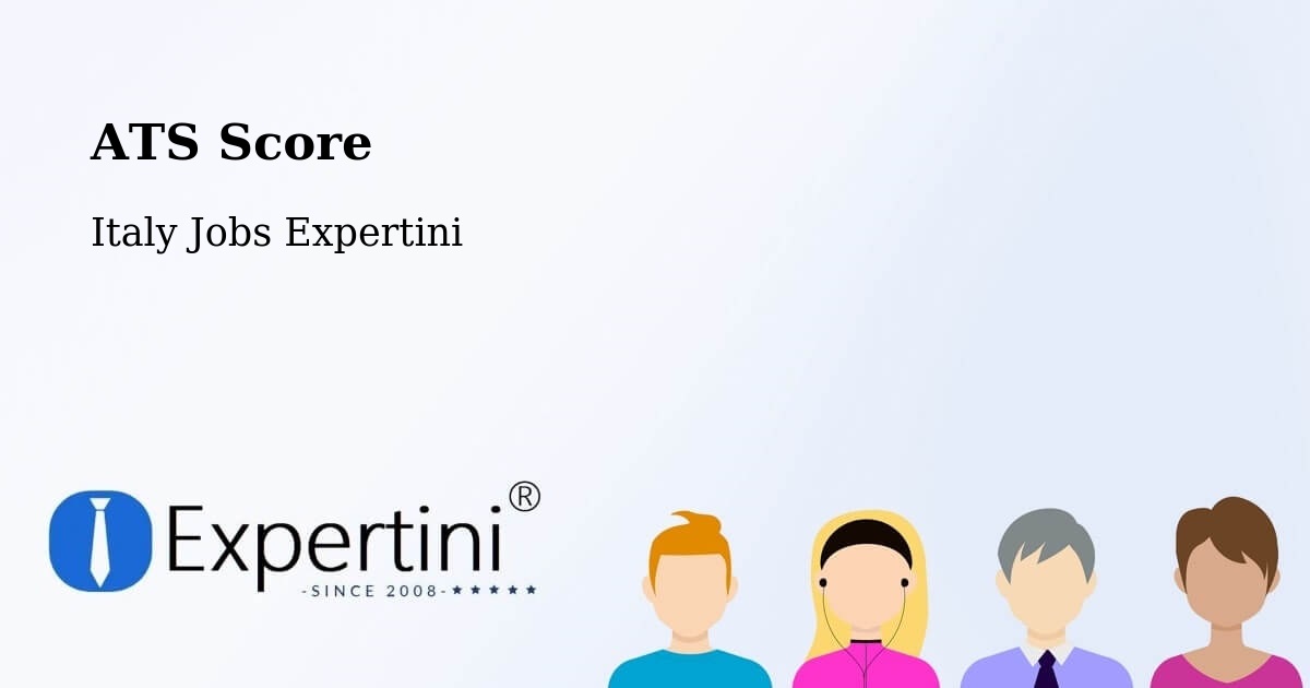 Resume ATS Score & Job Description Match Tool – Borgo D'Ale - Italy Jobs Expertini