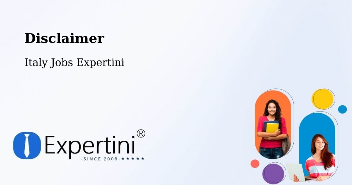 Disclaimer – Borgo D'Ale - Italy Jobs Expertini