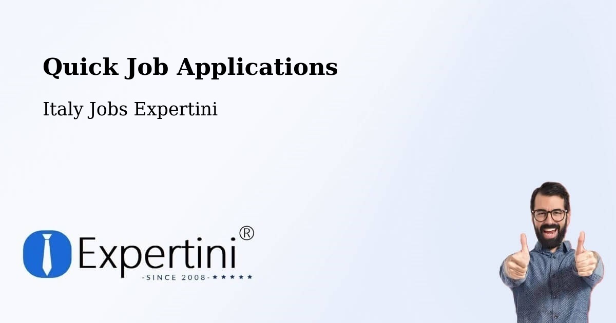 Quick Apply Feature – Borgo D'Ale - Italy Jobs Expertini