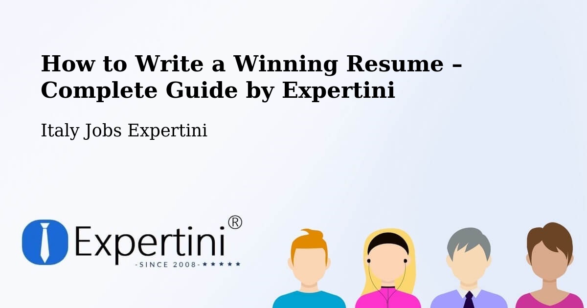 Resume Writing Guide for Job Seekers – Borgo D'Ale - Borgo D'Ale, Italy Jobs Expertini